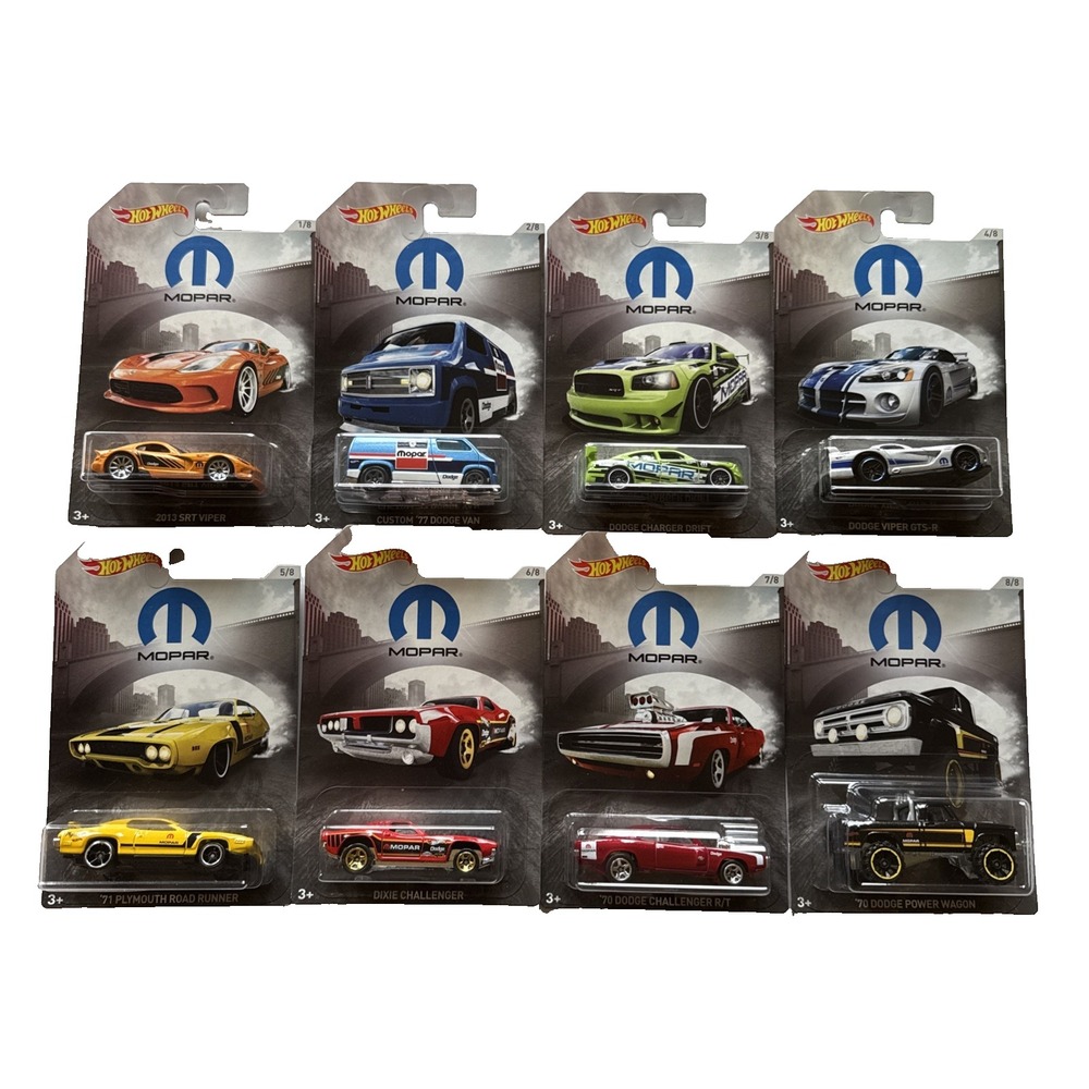 Hot Wheels 2017 Mopar Complete Set Factory Sealed‎